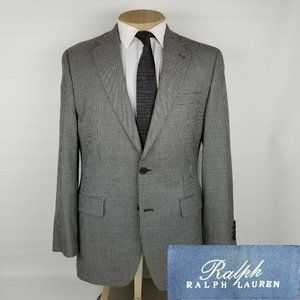 Ralph Lauren Blue Label Mens Sport Coat 41R Silk
